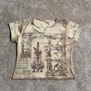 CACTUS LIGHT SAGE "PARIS" RHINESTONE TOP